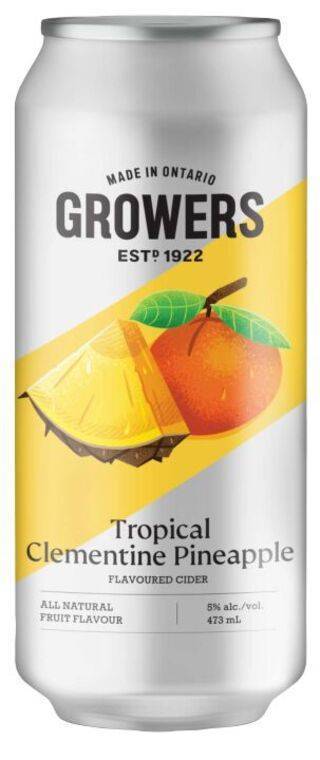 Growers Clementine Pineapple 473ml Can (4.0% ABV)