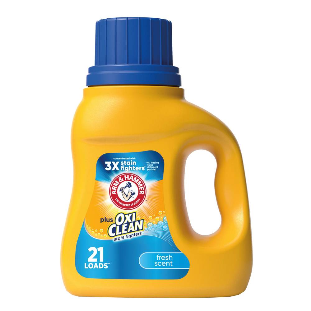 Arm & Hammer Plus Oxiclean Fresh Scent Liquid Laundry Detergent (27.5 fl oz)