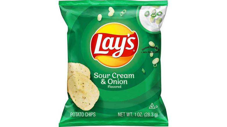 Lays Sour Cream & Onion Flavored Potato Chips