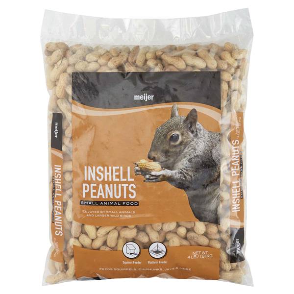 Meijer Squirrel Inshell Peanuts (4 lbs)