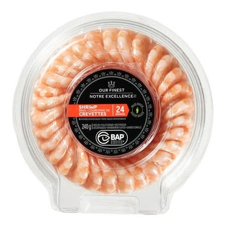 Our Finest White Shrimp Ring (240 g, 24 ct)