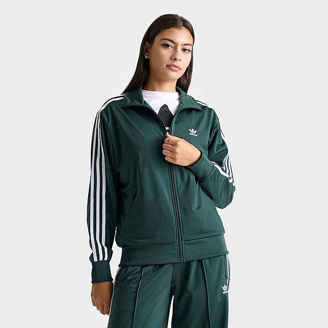 Adidas Women's Originals Adicolor Classics Firebird Track Jacket (small/mineral green )