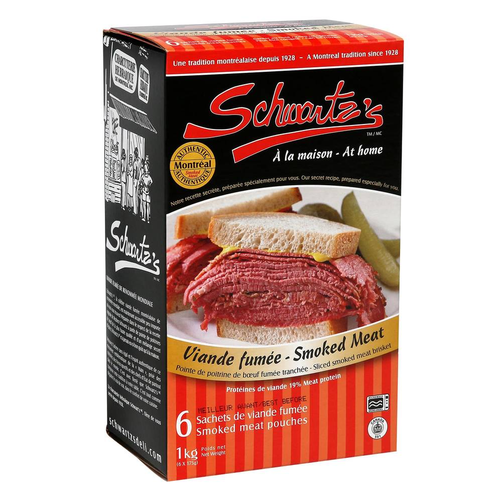 Schwartz Smoked Meat 6X175G T96H5P480 Ecsl50