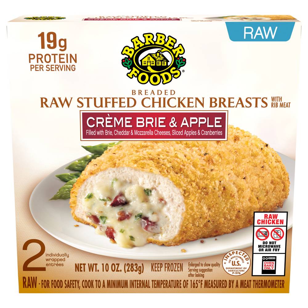 Barber Foods Creme Brie & Apple Raw Stuffed Chicken Breasts ( 2 ct )