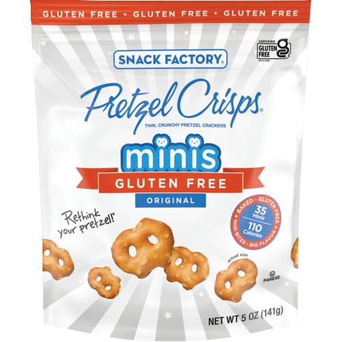 Snack Factory Gluten Free Original Deli Style Pretzel Crisps