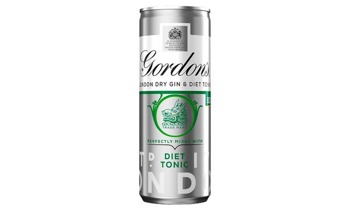 Gordon's Gin & Slimline Tonic 250ml (377091)