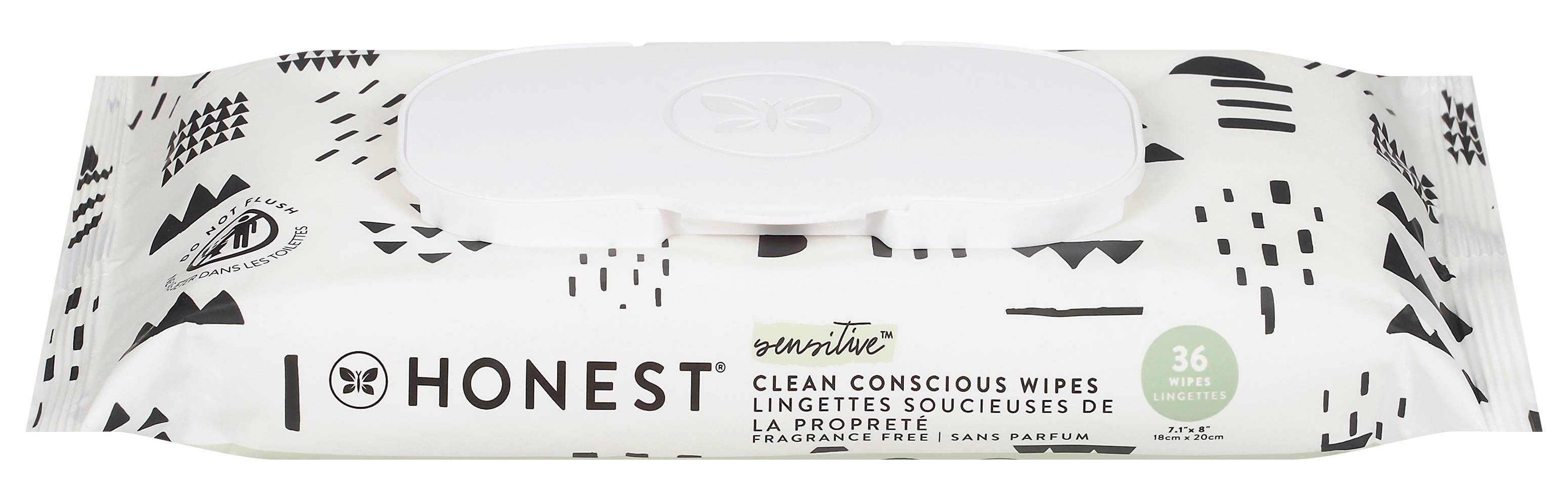Honest Designer Collection Plant-Based Wipes (0.8 lbs)