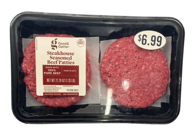 Archer Farms Steakhouse Seasoned Tavern Beef Patties (1.33 lbs)