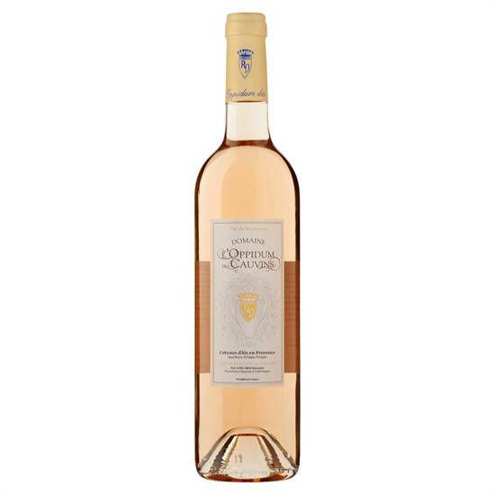 Vin rosé  Coteaux d'Aix en Provence  DOMAINE L'OPPIDUM DES CAUVINS - la bouteille de 75cl