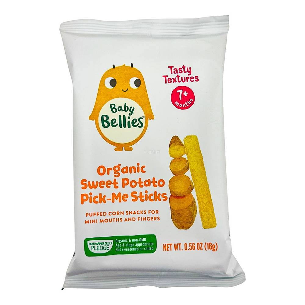 Little Bellies Organic Banana Pick-Me Sticks Baby Snacks