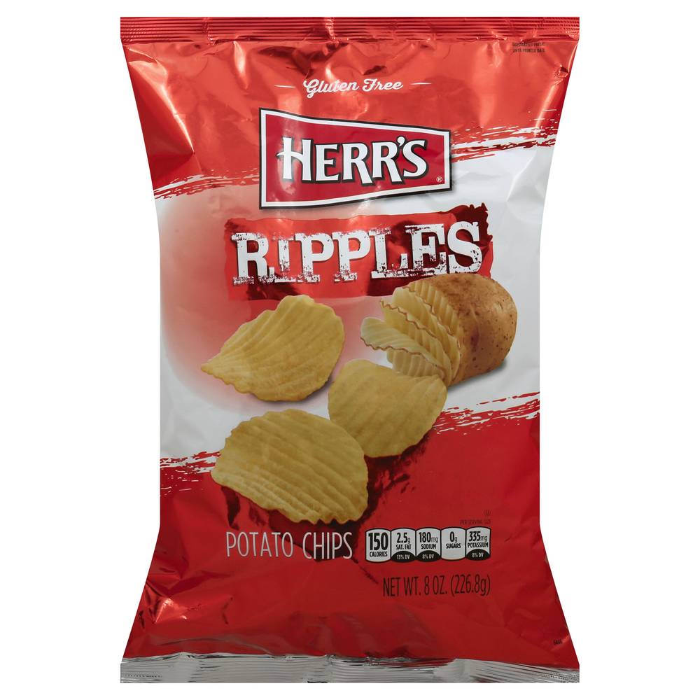 Herr's Ripples Potato Chips (8 oz)