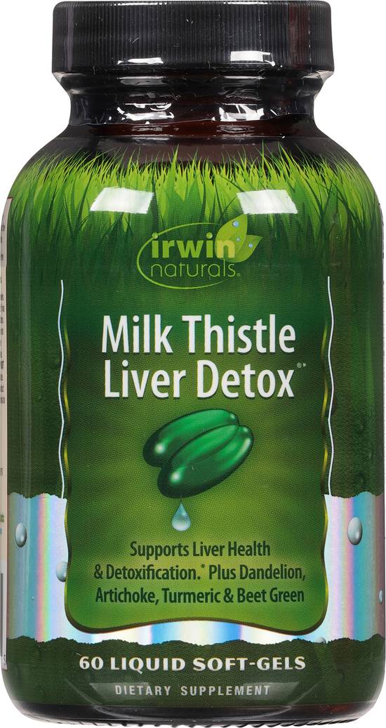 Irwin Naturals Milk Thistle Liver Detox Soft-Gels