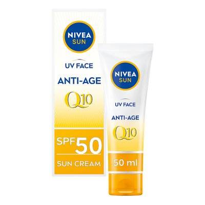 NIVEA SUN UV Face Q10 Anti-Age & Anti-Pigment Sun Cream SPF50 (50ml)