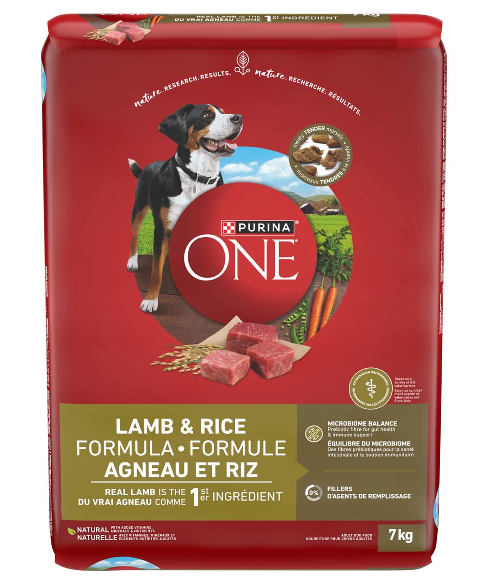 Purina One Microbiome Balance Lamb & Rice Formula Dry Dog Food (7 kg)