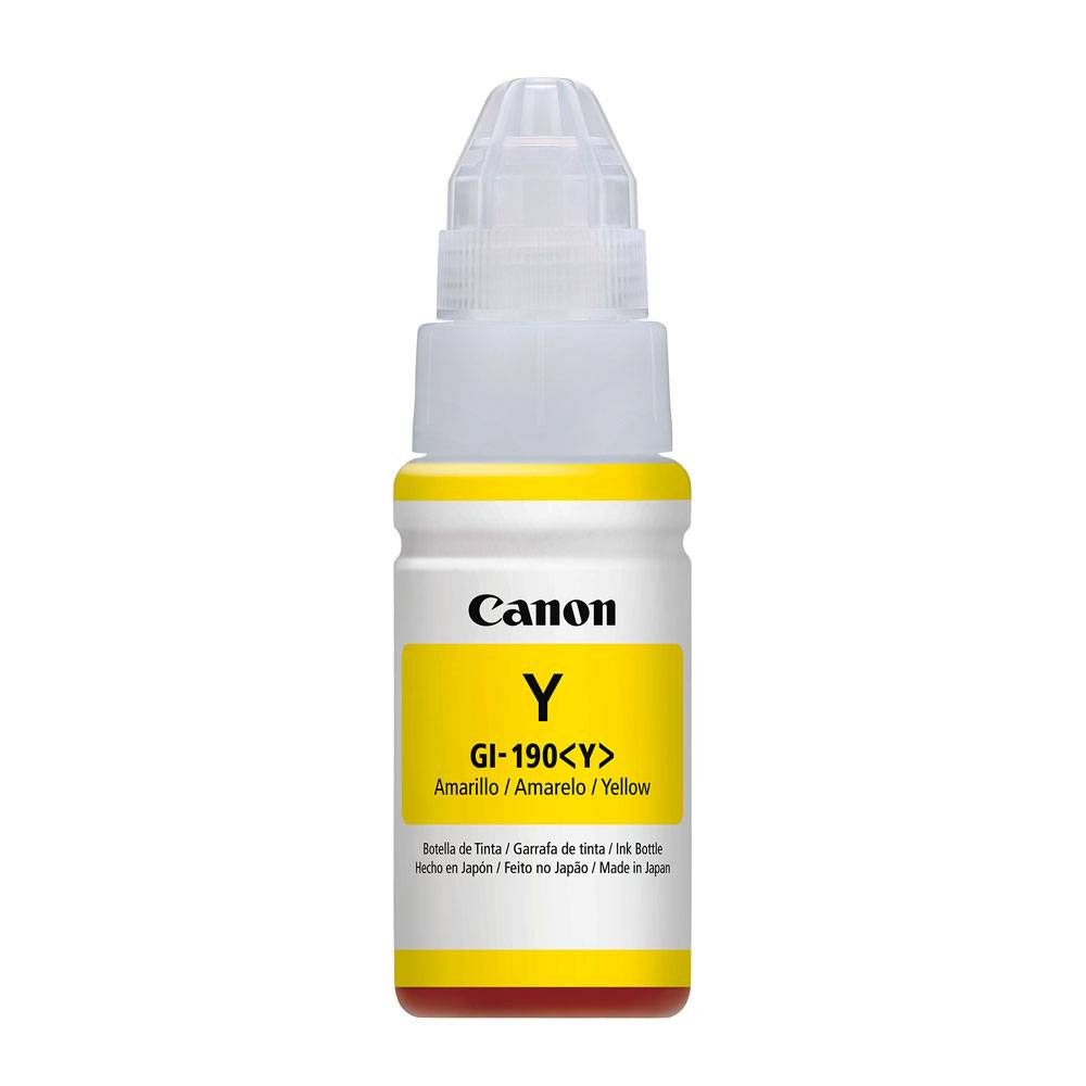 Canon Botella de Tinta Original GI-190 Amarillo