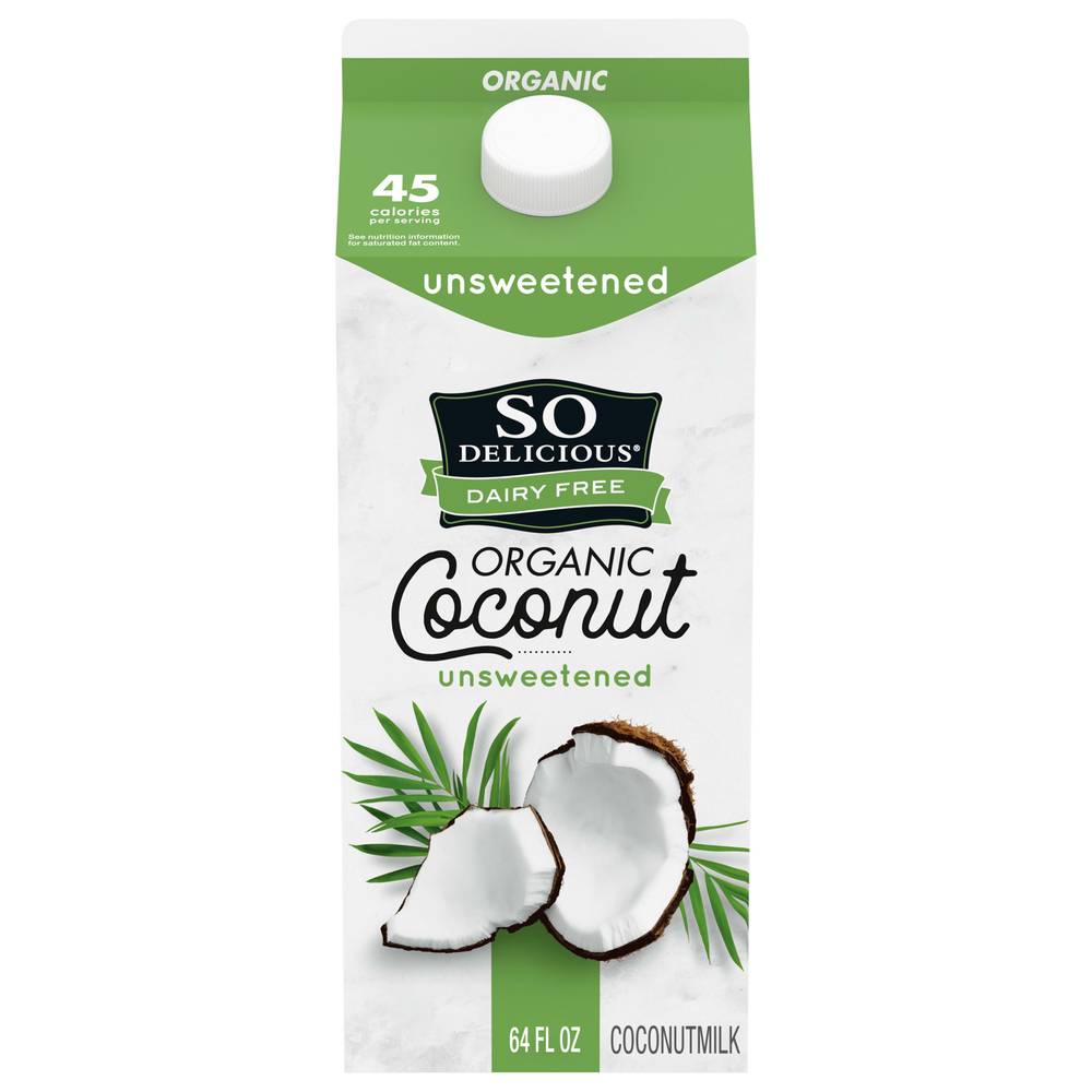 So Delicious Organic Dairy Free Unsweetened Coconutmilk (1.9 L)