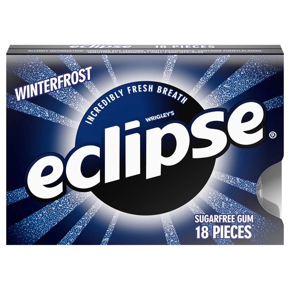 Eclipse Wrigley's Sugar Free Gum, Winterfrost (1.41 oz, 18 ct)