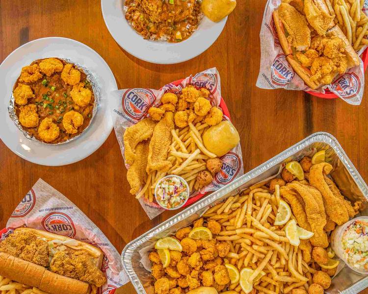 Order Cork's Cajun Fried Fish and Shrimp Menu Delivery【Menu & Prices