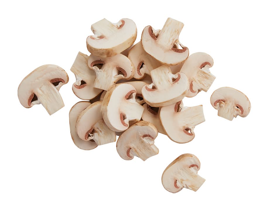 Sliced White Mushrooms, Package