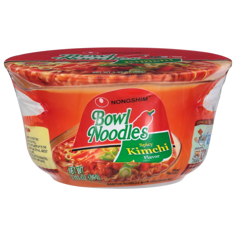 Nongshim Bowl Noodle Soup, Spicy Kimchi (3.03 oz)