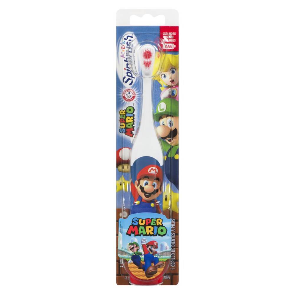 Spinbrush Super Mario Battery Toothbrush Delivery Near Me Order