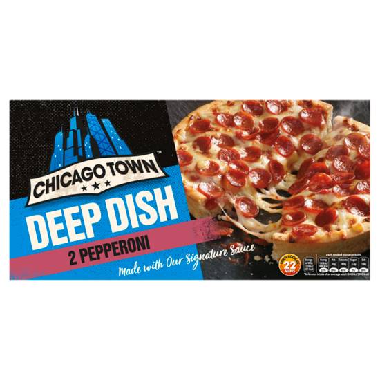 Chicago Town Deep Dish Pepperoni Mini Pizzas (2 pack)
