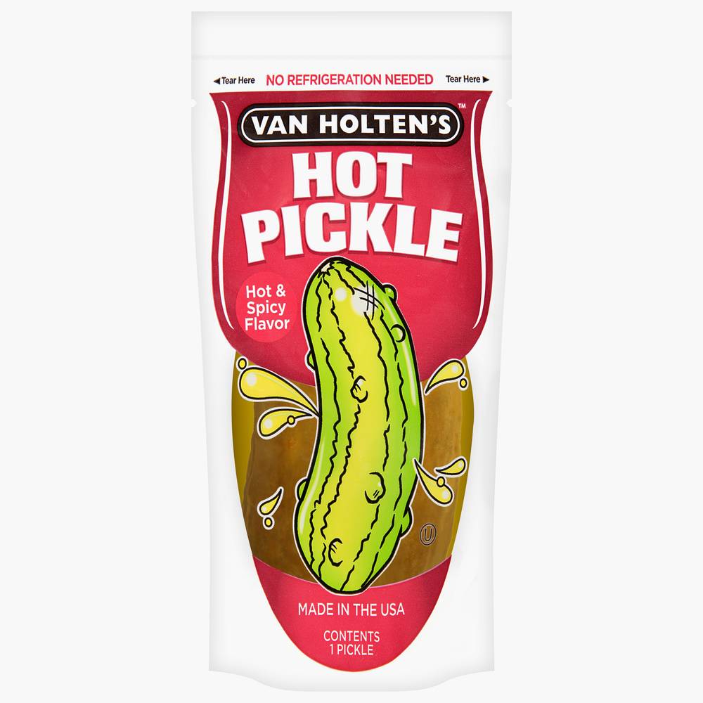 Van Holten's Kosher Hot & Spicy Flavor Dill Pickle (1 oz)