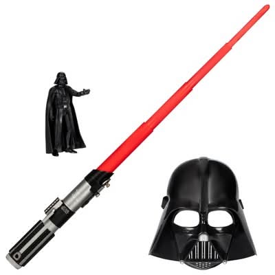 Hasbro Star Wars Darth Vader Action Figure With Role Play Mask and Lightsaber Ages 5+, 6-inch