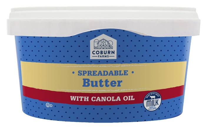 Coburn Farms Spreadable Butter With Canola Oil