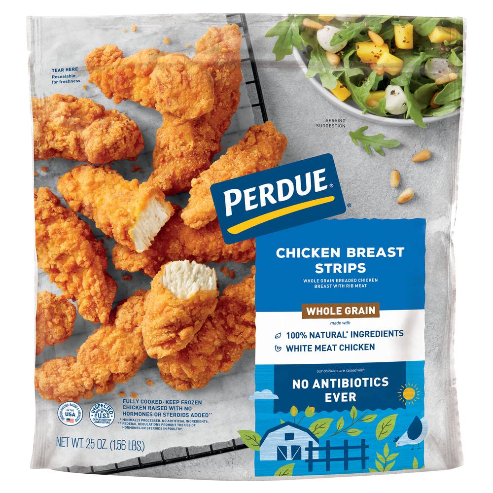 Perdue Whole Grain Breaded Chicken Breast Strips (25 oz)