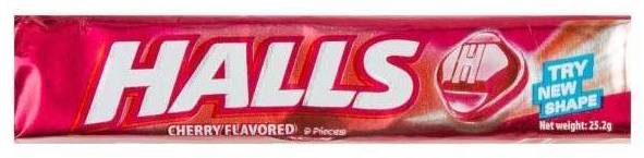 Halls Cherry 10Pc