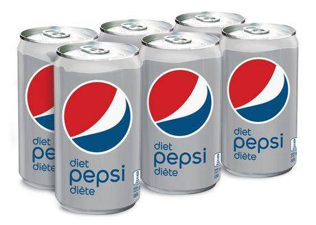 Pepsi cola diète (6 x 222 ml) - diet cola (6 x 222 ml)