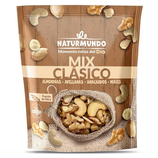 Mix de frutos secos clásico Naturmundo bolsa 200 g