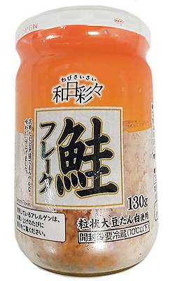 和日彩々鮭フレーク　瓶（１３０ｇ入）