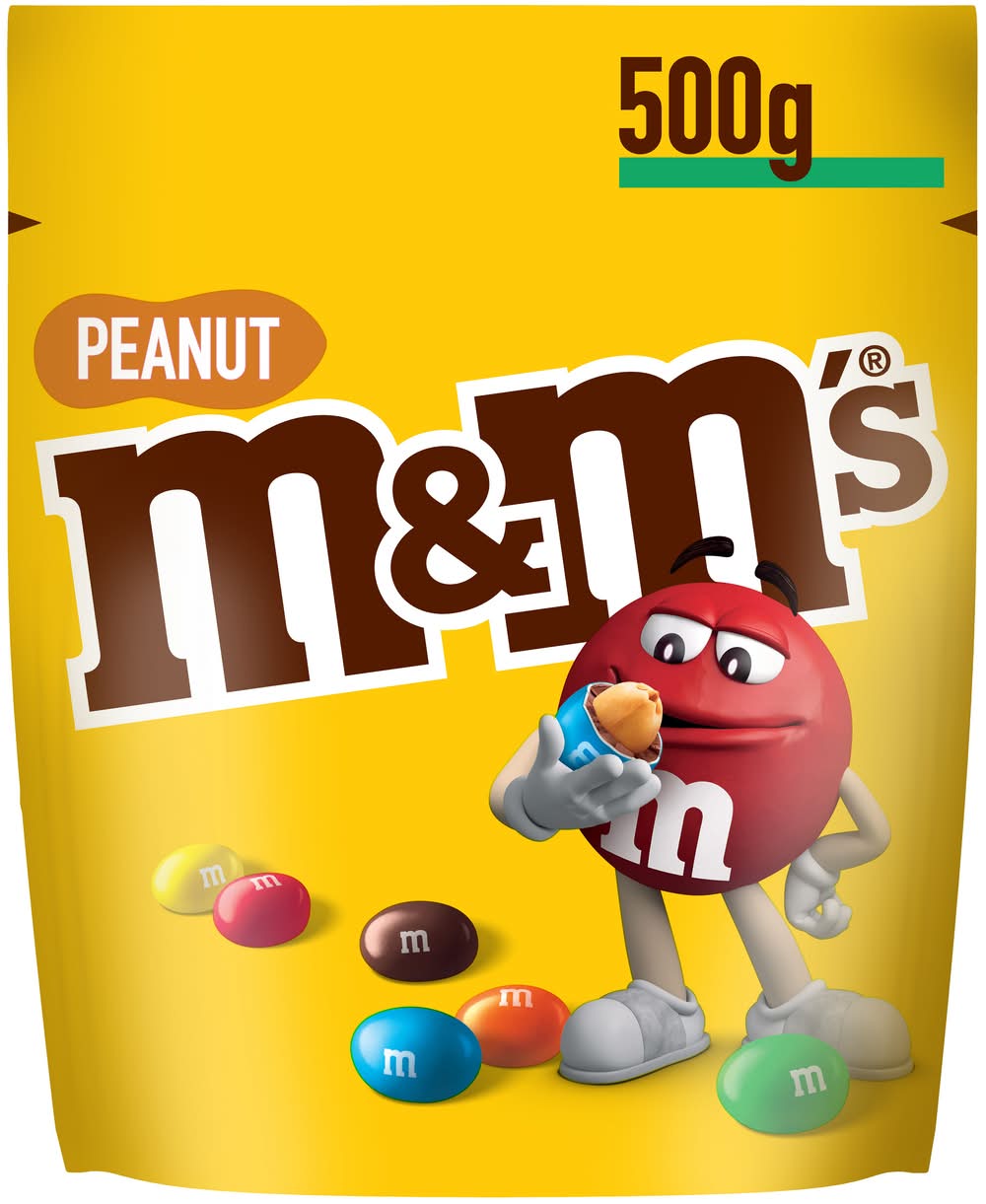 M&M's - Bonbons chocolats lait cacahuète (500g)