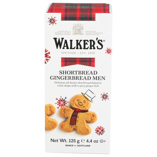 Walkers Shortbread Gingerbread Men Cookies