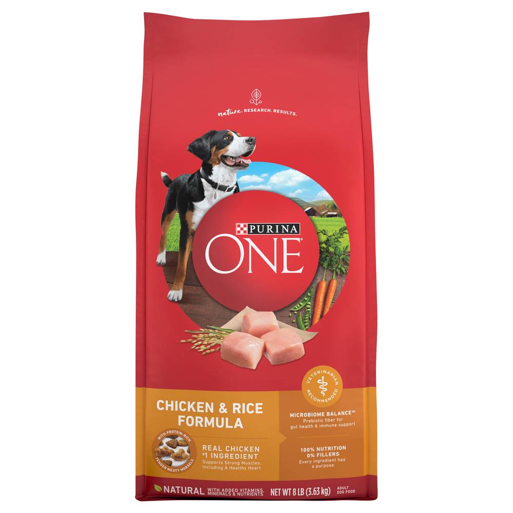 Purina One Chicken & Rice Formula Adult Dog Food