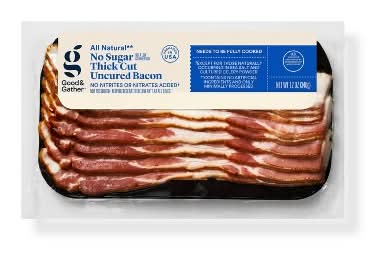 Good & Gather Uncured No Sugar Thick Cut Bacon (12 oz)