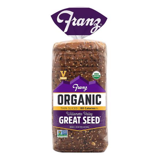 Franz Organic Great Seed Thin Sliced Bread (20 oz)