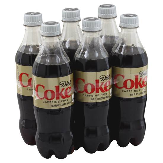 Diet Coke Caffeine Free Soda (6 pack, 16.9 fl oz)