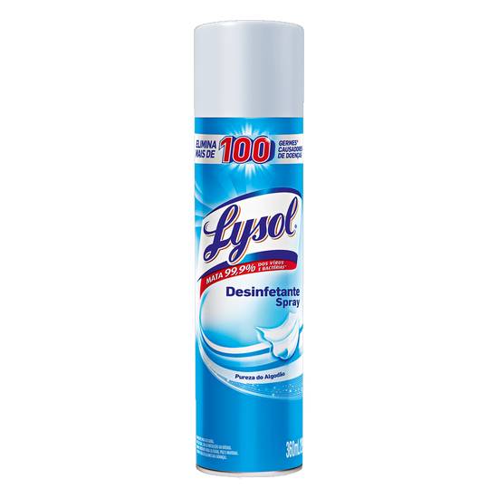 Lysol desinfetante spray pureza do algodão (360 ml)