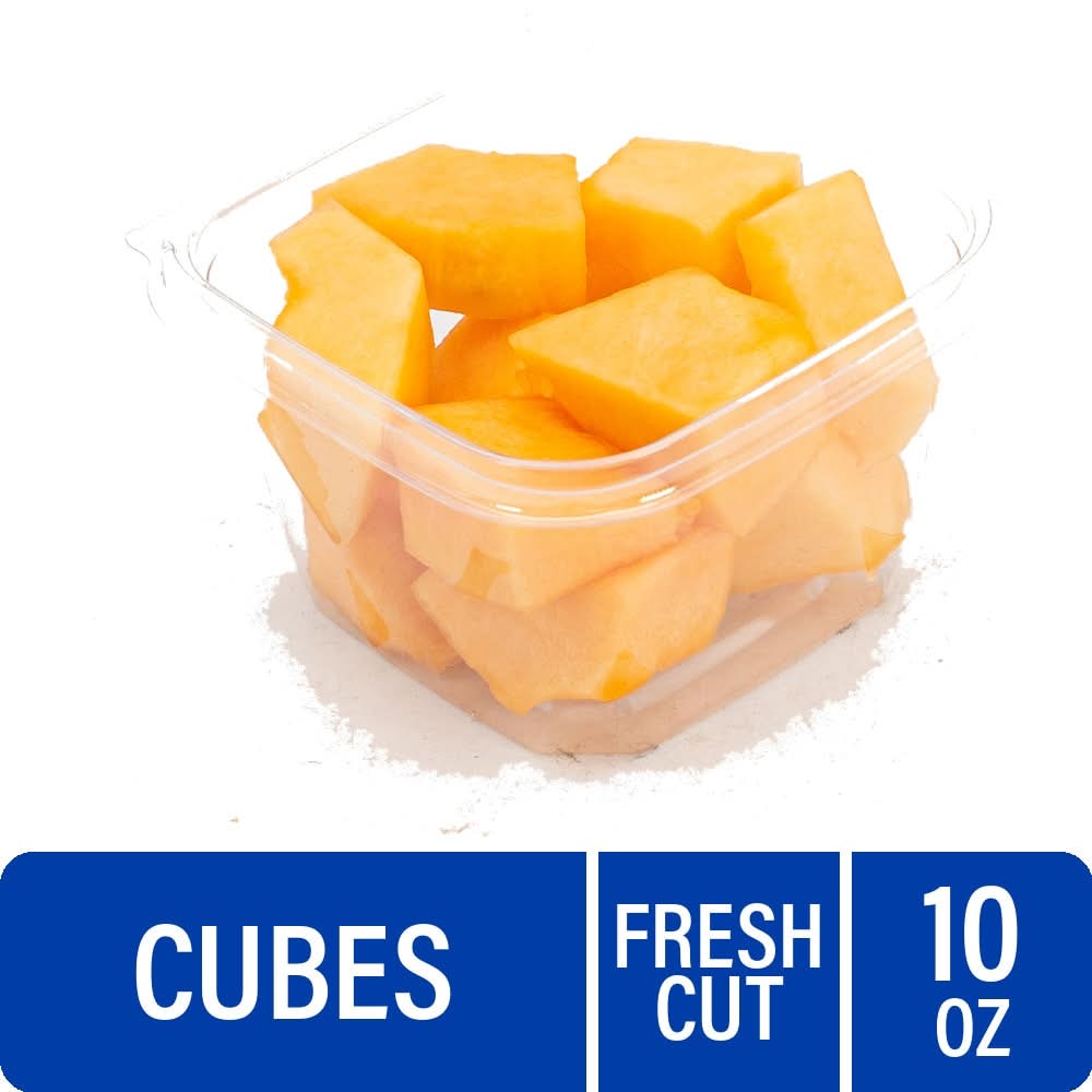 Cantaloupe Cubes Fresh Cut In Store Daily