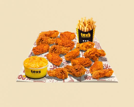 15 PC Fiery Wings w/ 2 Sides