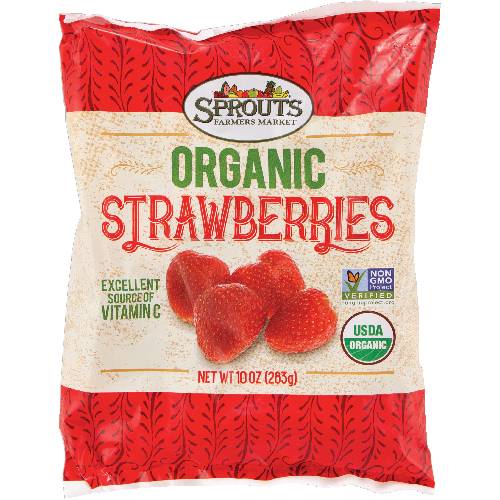 Sprouts Organic Whole Strawberries