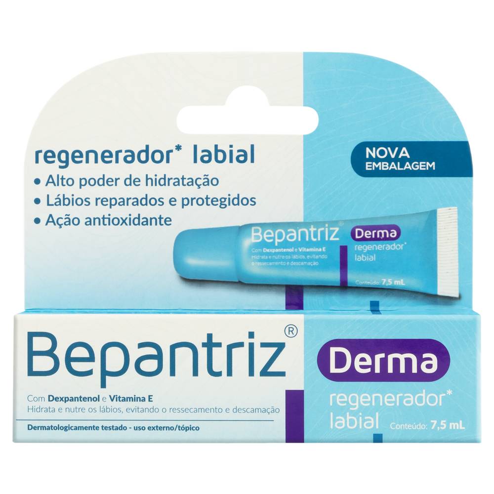 Bepantriz · Derma regenerador labial (7,5 ml)