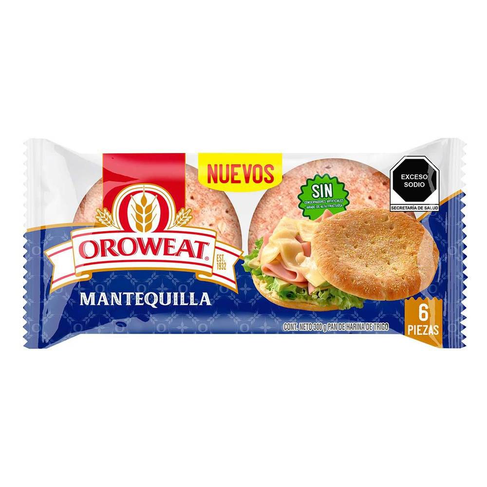 Pan Oroweat Thins Mantequilla 300G