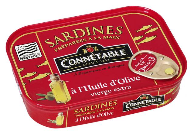 Connétable - Sardines à l'huile d'olive vierge extra