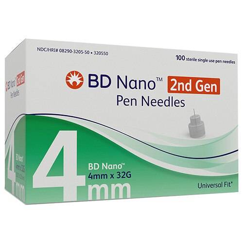 BD Nano 2nd Gen Pen Needles - 100.0 ea