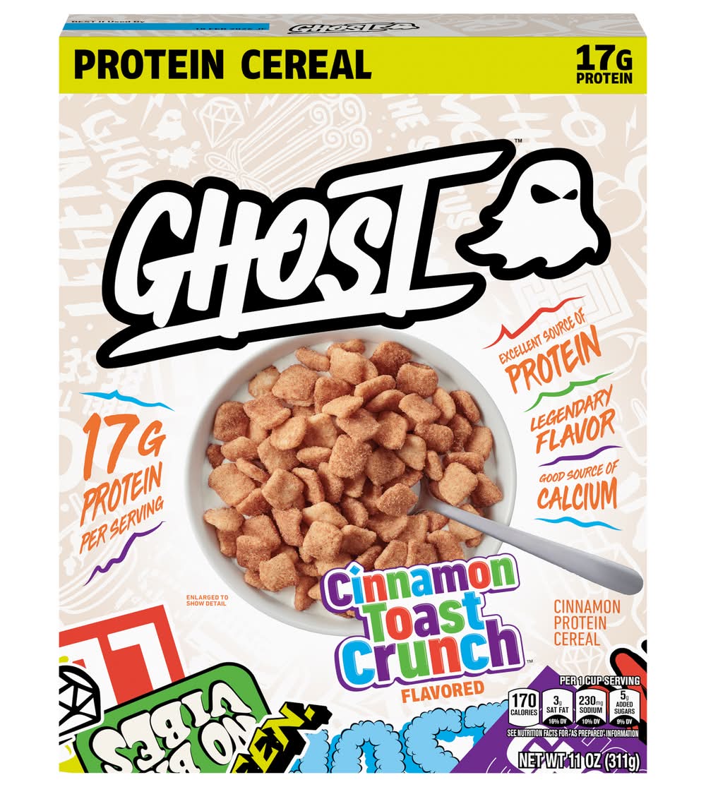Ghost High Protein Cereal, Cinnamon Toast Crunch (11 oz)