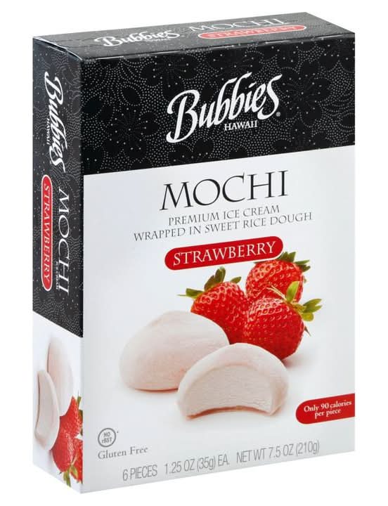 Bubbies · Helado mochi fresa (210 g)